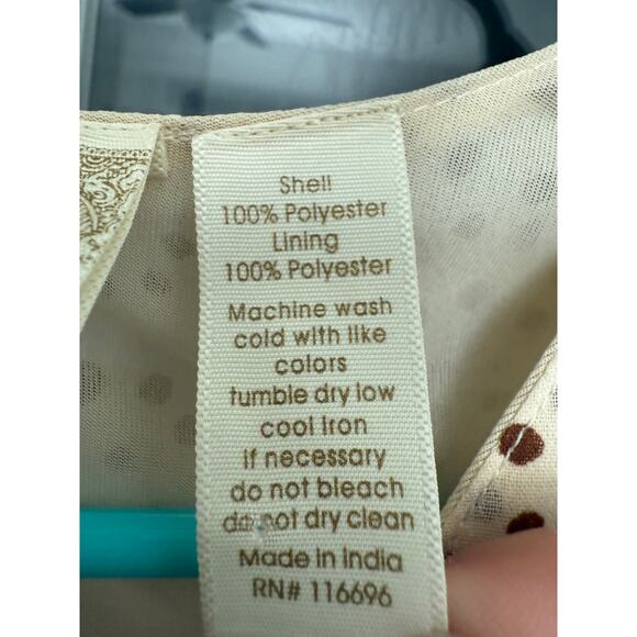 Japna Spring Polka Dot Ruffle Mini Dress size XS - Picture 5 of 10